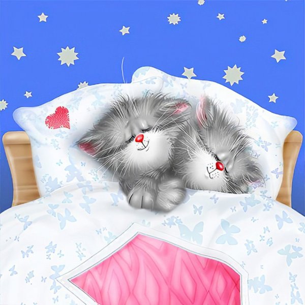 Спокойной ночи и сладких снов с котиками