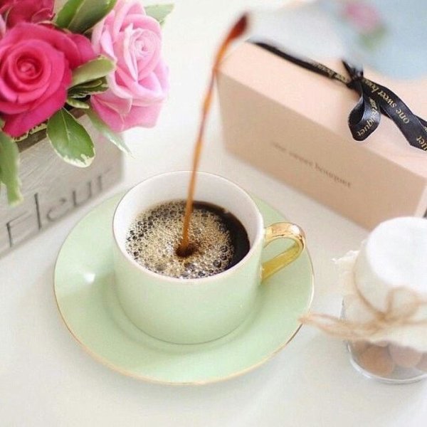 Чашечка кофе с утра для настроения