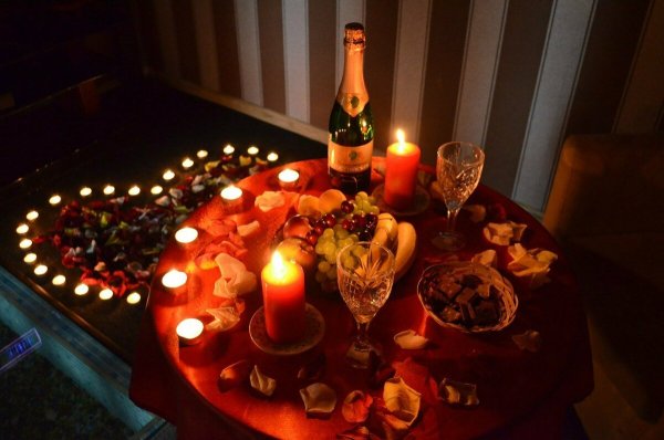 Домашнего романтического вечера