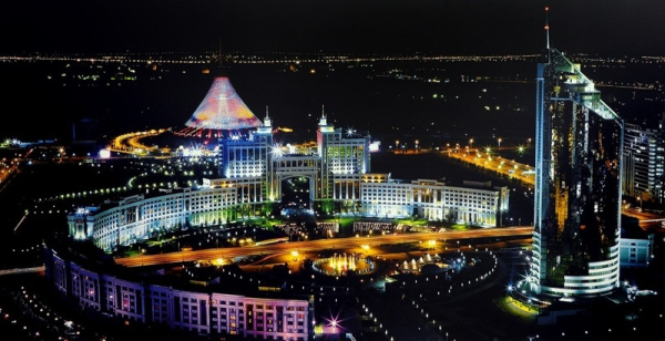 Казахстан ночью