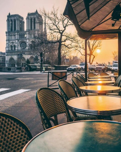 Париж утром красивые