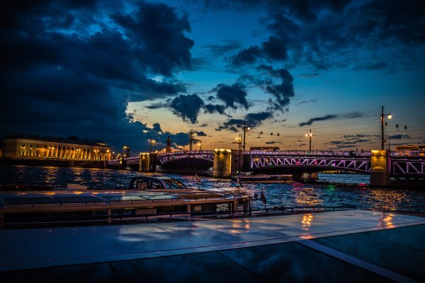 Санкт петербурга ночью