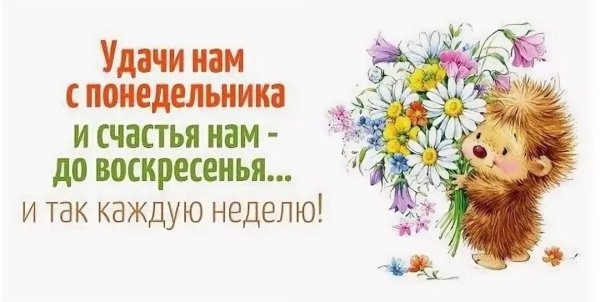 Легкого утра понедельника