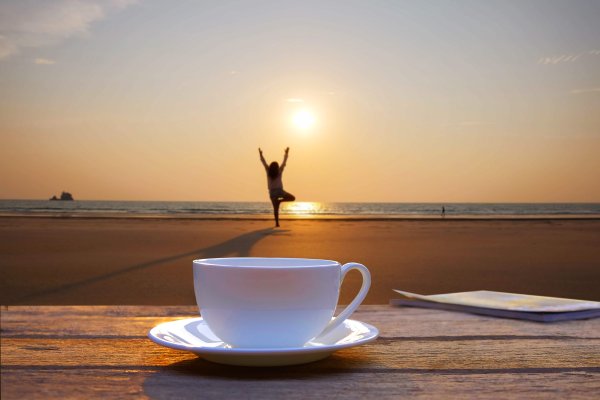 Утро море и кофе