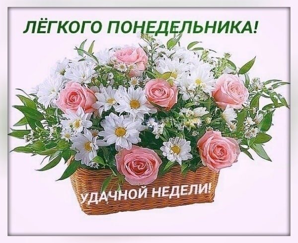 С понедельником и легкой недели