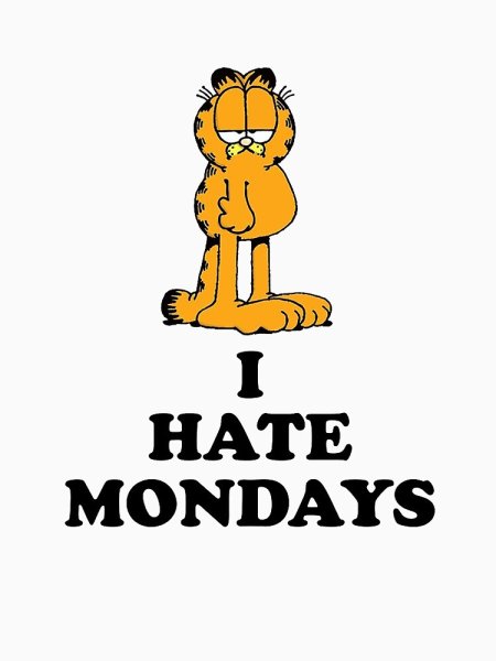 Ненавижу понедельники с гарфилдом