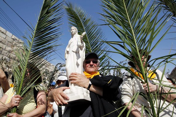 Пальмовое воскресенье у католиков