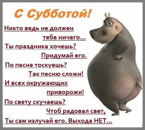 Ура суббота смешные