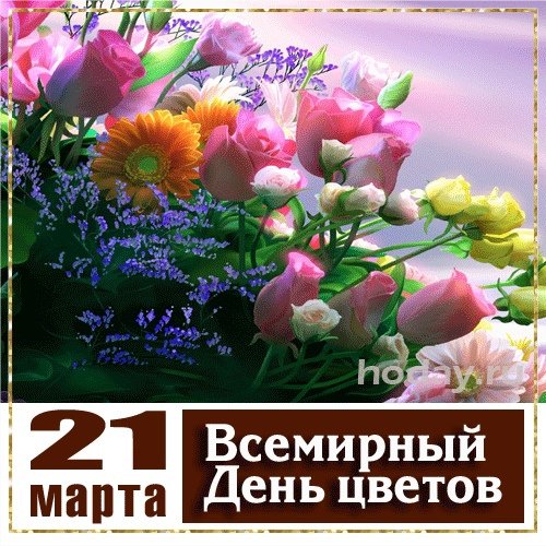 Международный день цветка 21 июня