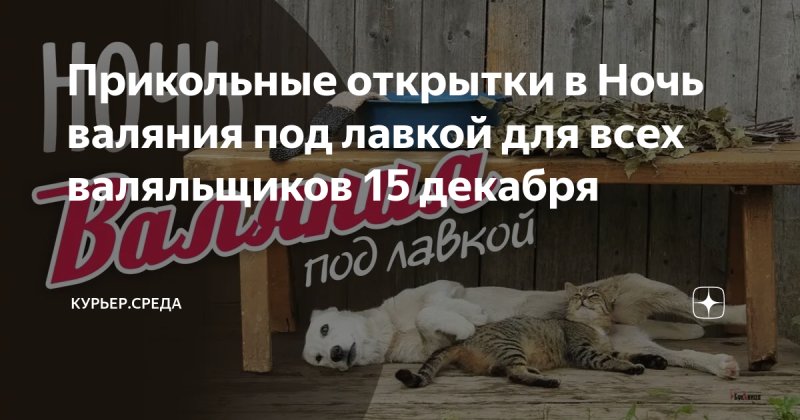 Ночь валяния под лавкой 15 декабря